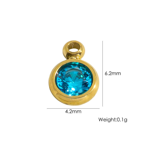 Wholesale Jewelry Stainless Steel Geometric Electroplated Pendant Necklace Bracelet Accessories