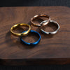 Wholesale Jewelry Stainless Steel Geometric Electroplated Unisex Ball Rings