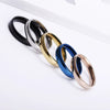 Wholesale Jewelry Stainless Steel Geometric Electroplated Unisex Ball Rings