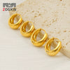 Wholesale Jewelry 316L Stainless Steel Geometric Electroplating Earring For Women