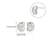 Wholesale Jewelry Stainless Steel Geometric Flower Pearl Ring And Earrings With Electroplating
