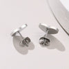 Wholesale Jewelry Stainless Steel Geometric Heartshaped Dripping Oil Earrings