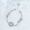 Wholesale Jewelry Stainless Steel Geometric Hollow Electroplated Women's Bracelet