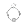 Wholesale Jewelry Stainless Steel Geometric Hollow Electroplated Women's Bracelet