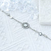 Wholesale Jewelry Stainless Steel Geometric Hollow Electroplated Women's Bracelet