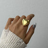 Wholesale Jewelry Stainless Steel Geometric Love Photo Box Ring With Electroplating And French Retro Style