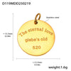 Wholesale Jewelry Stainless Steel Geometric Multielement Pendant 18K Gold Plated