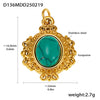 Wholesale Jewelry Stainless Steel Geometric Multielement Pendant 18K Gold Plated