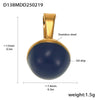 Wholesale Jewelry Stainless Steel Geometric Multielement Pendant 18K Gold Plated
