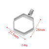 Wholesale Jewelry Stainless Steel Geometric Multishaped Rectangular Electroplated Earrings Pendant Necklace