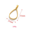 Wholesale Jewelry Stainless Steel Geometric Multishaped Rectangular Electroplated Earrings Pendant Necklace