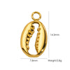Wholesale Jewelry Stainless Steel Geometric Oildrip Diamondstudded Electroplated Accessories For Women