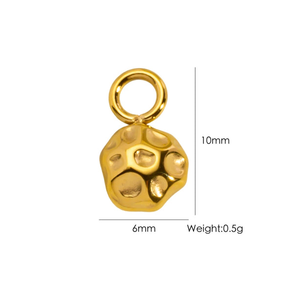 Wholesale Jewelry Stainless Steel Geometric Oildrip Diamondstudded Electroplated Accessories For Women