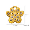 Wholesale Jewelry Stainless Steel Geometric Oildrip Diamondstudded Electroplated Accessories For Women