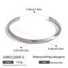 Wholesale Jewelry Stainless Steel Geometric Original Design Electroplated Open Bracelet