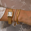 Wholesale Jewelry Stainless Steel Geometric Original Design Electroplated Open Bracelet