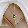 Wholesale Jewelry Stainless Steel Geometric Pendant Necklace Unisex