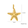 Wholesale Jewelry Stainless Steel Geometric Pendant With Natural Stone And Furnace Electroplating