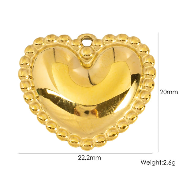 Wholesale Jewelry Stainless Steel Geometric Pendant With Natural Stone And Furnace Electroplating