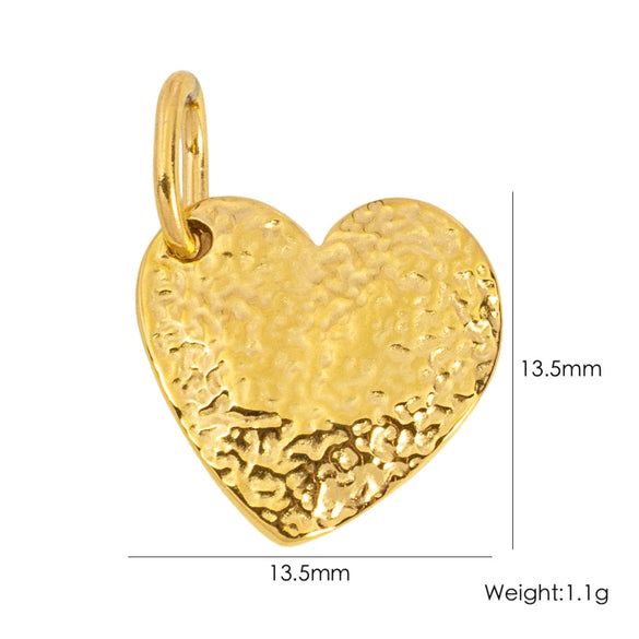 Wholesale Jewelry Stainless Steel Geometric Pendant With Natural Stone And Furnace Electroplating