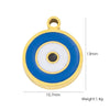 Wholesale Jewelry Stainless Steel Geometric Pendant With Natural Stone And Furnace Electroplating