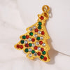 Wholesale Jewelry 316L Stainless Steel Geometric Plant Flowers Style Electroplating Pendant
