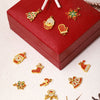 Wholesale Jewelry 316L Stainless Steel Geometric Plant Flowers Style Electroplating Pendant