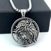Wholesale Jewelry Stainless Steel Geometric Polishing Pendant Necklace Ancient Greek Mythology Belief Series