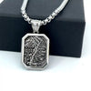 Wholesale Jewelry Stainless Steel Geometric Polishing Pendant Necklace Ancient Greek Mythology Belief Series