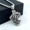 Wholesale Jewelry Stainless Steel Geometric Polishing Pendant Necklace Ancient Greek Mythology Belief Series