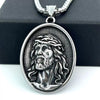Wholesale Jewelry Stainless Steel Geometric Polishing Pendant Necklace Ancient Greek Mythology Belief Series