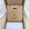 Wholesale Jewelry Stainless Steel Geometric Ring And Necklace For Women And Men