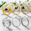 Wholesale Jewelry Stainless Steel Geometric Ring Handmade
