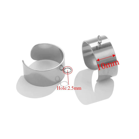 Wholesale Jewelry Stainless Steel Geometric Ring Handmade