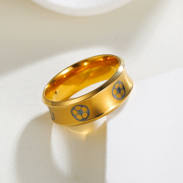 Wholesale Jewelry Stainless Steel Geometric Ring Unisex Seiko