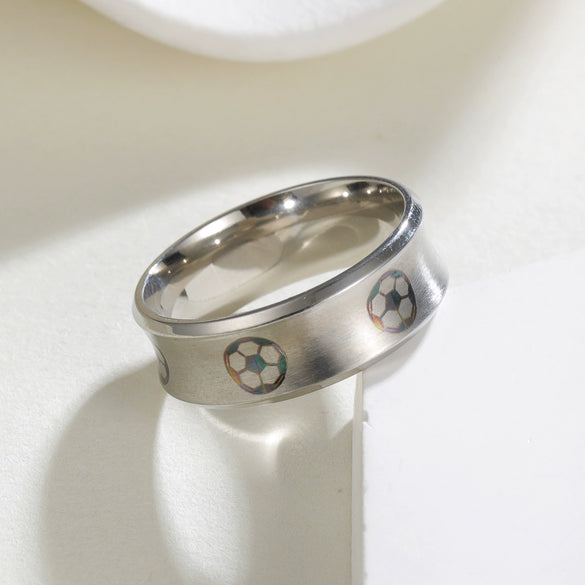 Wholesale Jewelry Stainless Steel Geometric Ring Unisex Seiko
