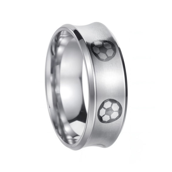 Wholesale Jewelry Stainless Steel Geometric Ring Unisex Seiko