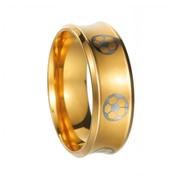 Wholesale Jewelry Stainless Steel Geometric Ring Unisex Seiko