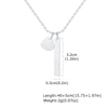 Wholesale Jewelry Stainless Steel Geometric Rose Gold Plated Long Necklace For Women