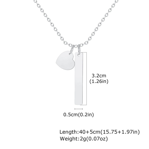 Wholesale Jewelry Stainless Steel Geometric Rose Gold Plated Long Necklace For Women