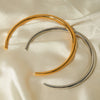 Wholesale Jewelry Stainless Steel Geometric Simple Smooth Collar Trend