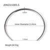Wholesale Jewelry Stainless Steel Geometric Simple Smooth Collar Trend