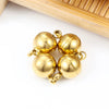 Wholesale Jewelry Stainless Steel Geometric Spherical Magnet Buckle For Necklace Bracelet Eardrop