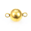 Wholesale Jewelry Stainless Steel Geometric Spherical Magnet Buckle For Necklace Bracelet Eardrop