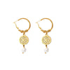 Wholesale Jewelry Stainless Steel Geometric Star Shape Electroplating Tassel Earrings For Women