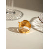 Wholesale Jewelry Stainless Steel Geometric Starfish Conch Shell Open Ring Electroplated