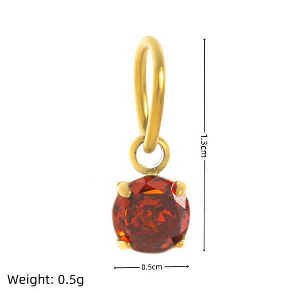 Wholesale Jewelry Stainless Steel Geometric Style Electroplated