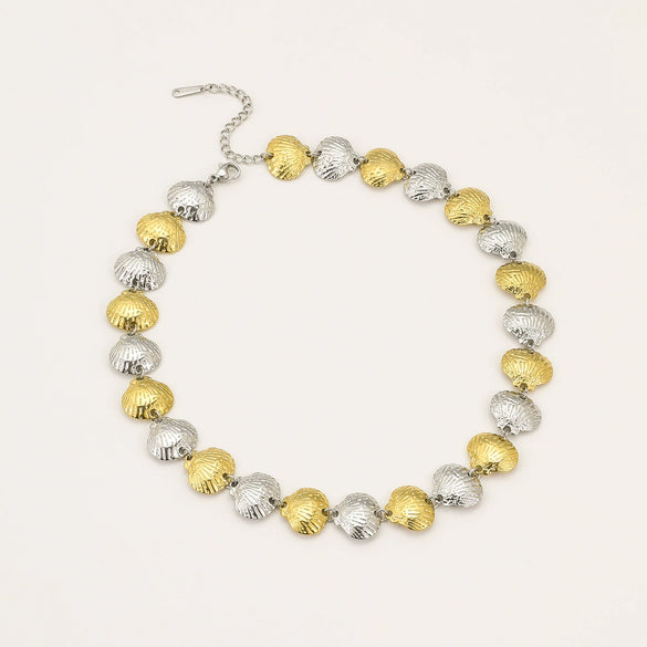 Wholesale Jewelry Stainless Steel Geometric Style Electroplating Necklace Bracelet Earrings