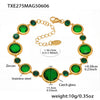 Wholesale Jewelry Stainless Steel Geometric Style Electroplating Women's Bracelet