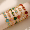 Wholesale Jewelry Stainless Steel Geometric Style Electroplating Women's Bracelet